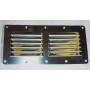 Grille de ventilation INOX  230 X 115mm 44250010