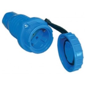 Fiche femelle étanche IP68 - Imnasa Prise 220 V et 12 V camping  64000109