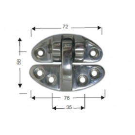 CHARNIERE DE FONDERIE 75X60 MM - Imnasa Charnières Haute Qualité  40250123