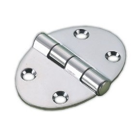 CHARNIÈRE INOX OVALE 51 x 38,5 mm EP:2mm Charnières Haute Qualité  40250450