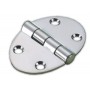 CHARNIÈRE INOX OVALE 78 x 56 mm  P:2mm Charnières Haute Qualité  40250452