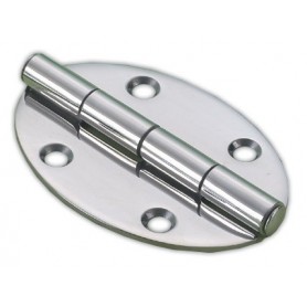 CHARNIÈRE INOX OVALE 56 x 78 mm  P:2mm - Imnasa Charnières Haute Qualité  40250453