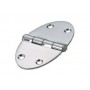 CHARNIÈRE INOX OVALE 84 x 56 mm  P:2mm Charnières Haute Qualité  40250455