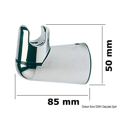 Support douche orient. cloison - Osculati Douche et douchette  17.019.02