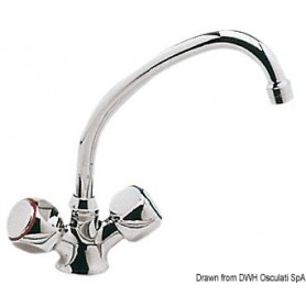 Mélangeur bec orientable 160mm - Osculati Eviers Lavabos et Robinets 8033137102332 17.335.00