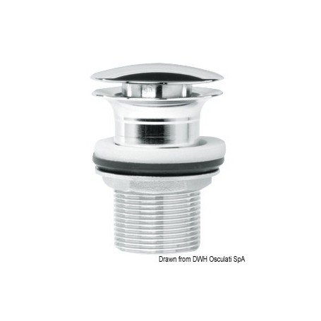 Bonde en laiton chromé - Osculati Eviers Lavabos et Robinets 8033137152863 50.186.97