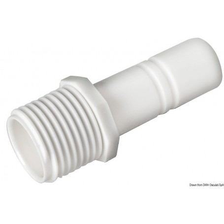 Raccord cyl. Mâle 1/2"BSP lot de 10 - Whale Vannes & Raccords plomberie  17.815.87