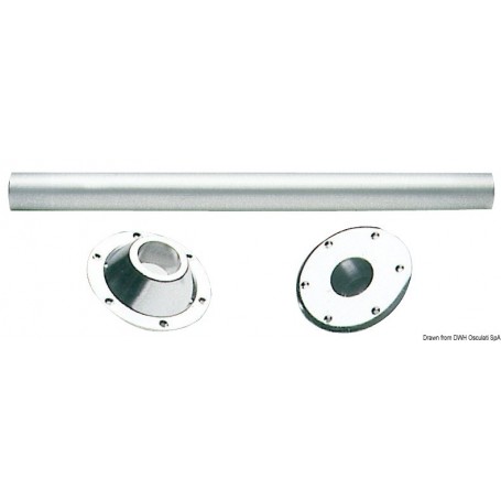 Pied de table en aluminium anodisé - Osculati table et pied de table 8033137019746 48.418.20