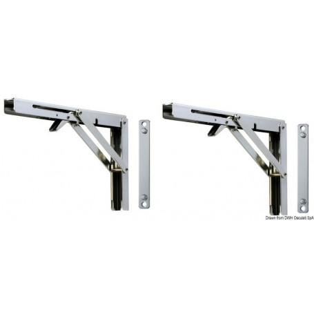 Bras pliants et démontables pour tables - Osculati table et pied de table 8033137150739 48.615.02