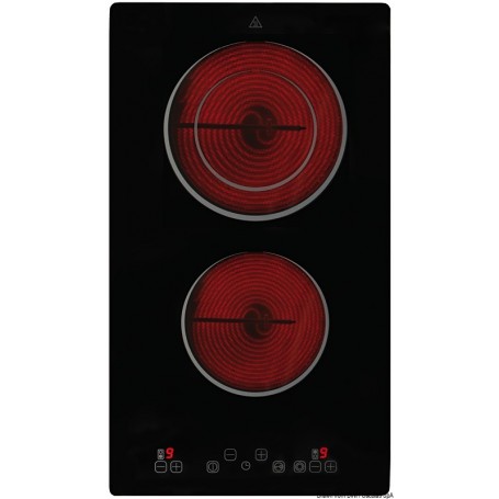 Plan de cuisson en vitrocéramique touch control - Osculati plaque chauffante et cuisinière  50.707.81