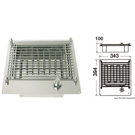 Barbecue électrique compact - Techimpex barbecue pour camping car 8033137154263 50.382.00