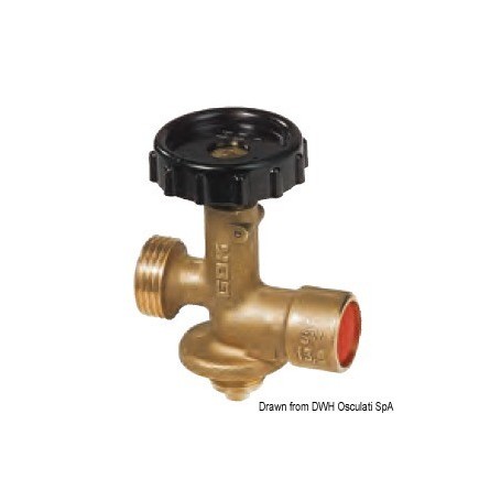 Robinet pour bombonne de gaz - GOK instalation gaz 8033137152276 50.013.10