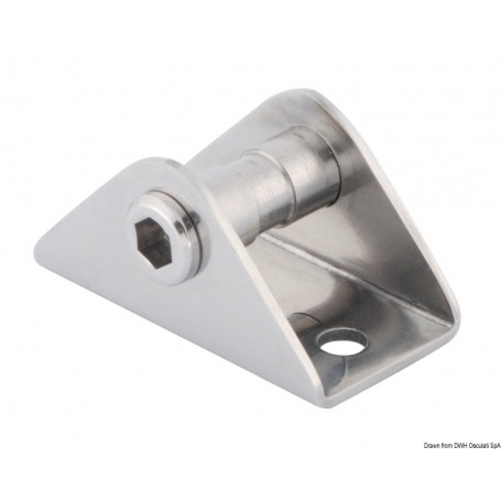 Base à fourche De-Lux Le lot de 2 - Osculati Vérin de capot 8033137126413 38.013.27