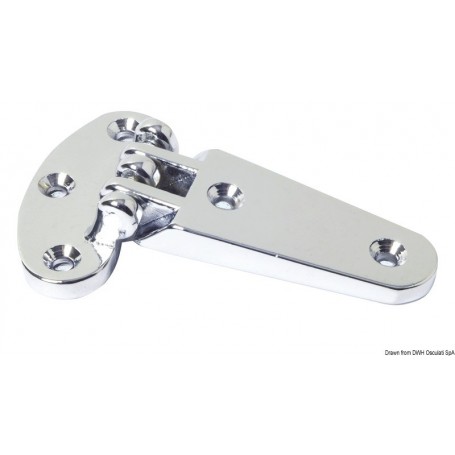 Charnière pour écoutille En laiton chromé Le lot de 2 Charnières Haute Qualité 8033137129650 38.825.02