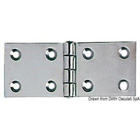 Charnière inox 45 x 110 mm Le lot de 2 - Osculati Charnières Haute Qualité 8033137005787 38.822.05