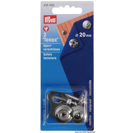 Boutons à pression Tenax blister 2+2 Accessoires Capotes et Auvents 8033137182358 10.416.49