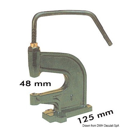 Presse pour riveter les boutons - Osculati Accessoires Capotes et Auvents 8033137082030 10.299.80