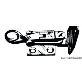 Fermeture à crochet à 90°, légères et robustes. Serrures et loquets de porte 8033137126703 38.107.70