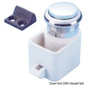 Déclic à bouton "Self-Latching" Le lot de 3 - Osculati Serrures et loquets 8033137050114 38.182.54