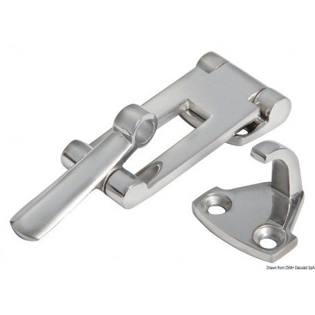 Grenouillère AISI 316 104,6 x 36,7 mm - Osculati Verrou, Sauterelle et Grenouillère 8033137126642 38.107.34