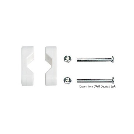 Etrier de fixation en nylon Le lot de 6 - Osculati Crochet et Porte-manteau 8033137004117 37.175.81