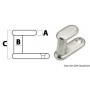 Petit portemanteau En inox AISI 316 poli. Le lot de 3 - Osculati Crochet et Porte-manteau 8033137126543 38.031.29