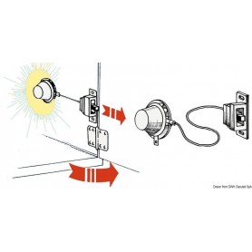 Eclairage ABS blanc x armoire - Batsystem Eclairage intérieur 7332640001738 13.893.00