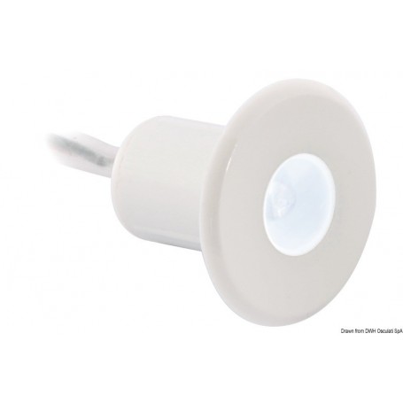 LED unique blanc de courtoisie Le lot de 4 - Osculati Eclairage intérieur 8033137039119 13.183.08