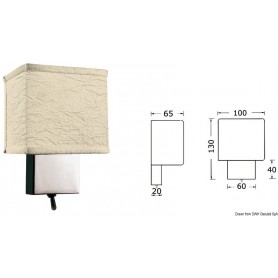 Spot vertical en laiton chromé avec interrupteur Eclairage intérieur 8033137084843 13.483.10