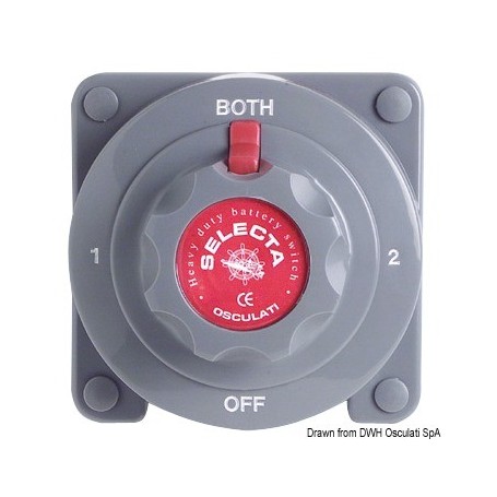 Coupleur batterie 175 A cont. - Osculati Coupe-batteries / Coupleurs 8033137002427 14.920.00