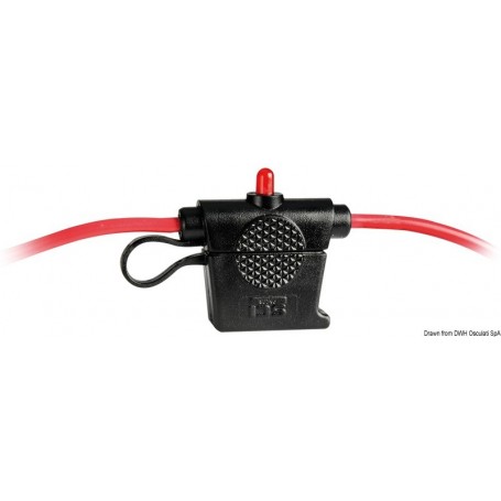 Porte-fusible avec LED d'alarme - Osculati Fusibles & Porte fusible 8033137042027 14.115.20