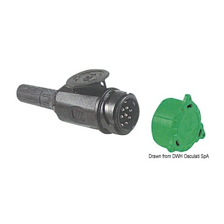 Fiche fem. 13 pôles remorque Le lot de 2 - Osculati accessoires remorque 8033137224126 14.191.02