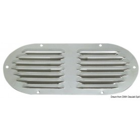 Grilles aération ovales - Osculati Ventilation 8033137006999 53.022.02