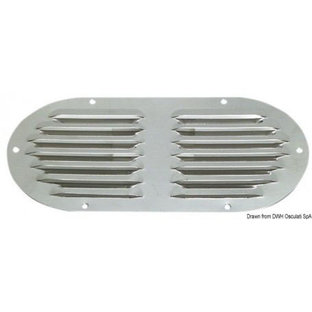 Grilles aération ovales - Osculati Ventilation 8033137006999 53.022.02