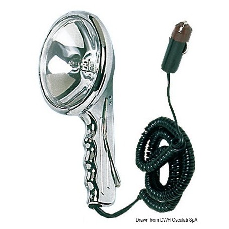 Projecteur à main en zamak chromé 12 V - Osculati Lampe torche et frontale 8033137000720 13.246.00