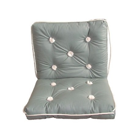 COUSSIN DOUBLE GRIS KAPOK - Imnasa coussins  90700155