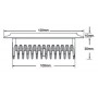 SPOT 4 LED POUR PONT ENCASTRABLE - Lumitec Eclairage extérieur étanche  90800179