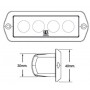 SPOT 4 LED POUR PONT ENCASTRABLE - Lumitec Eclairage extérieur étanche  90800179