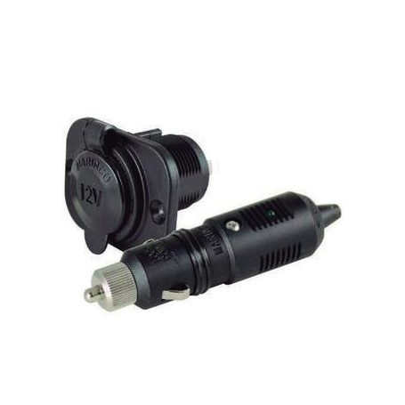 CONNECTEUR MARINCO INTEMPERIE 12V +LED - Marinco Prises et allume-cigares  90865012