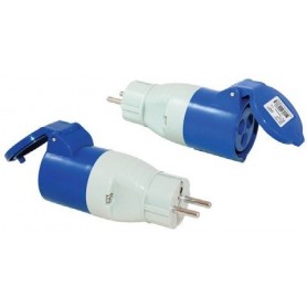 ADAPTATEURS SCHUKO - Imnasa Prise 220 V et 12 V camping  64000217