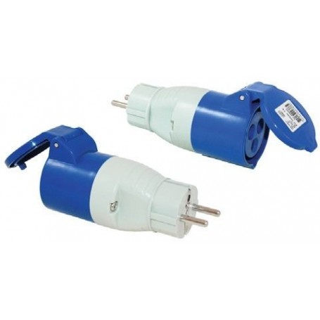 ADAPTATEURS SCHUKO - Imnasa Prise 220 V et 12 V camping  64000217