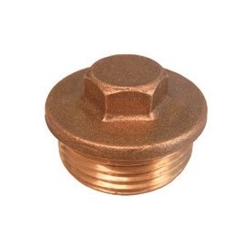 Bouchon mâle bronze Vannes & Raccords plomberie  43250494