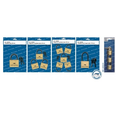 Cadenas laiton qualité marine - Imnasa Verrou, Sauterelle et Grenouillère  44250409