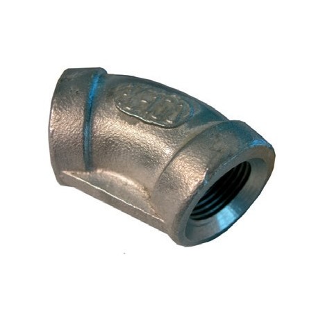 COUDE FEMELLE INOX 45º 3/8 Vannes & Raccords plomberie  43250982