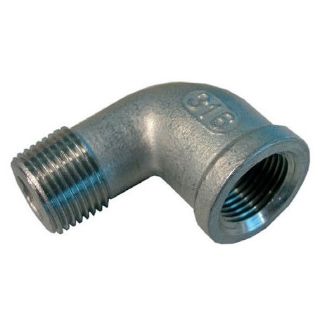 COUDE MÂLE/FEMELLE INOX Vannes & Raccords plomberie  43250949