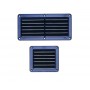 grille de ventilation ABS noir ou Blanc Dimension:201X101 mm NOIR40250401