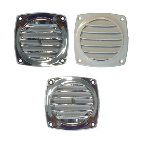 Grille de ventilation blanche ou chromée Ventilation  40250524