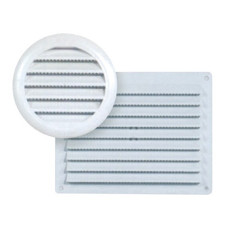 Grille de ventilation pvc blanche Ventilation  35250461