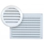 Grille de ventilation pvc blanche Ventilation  35250461