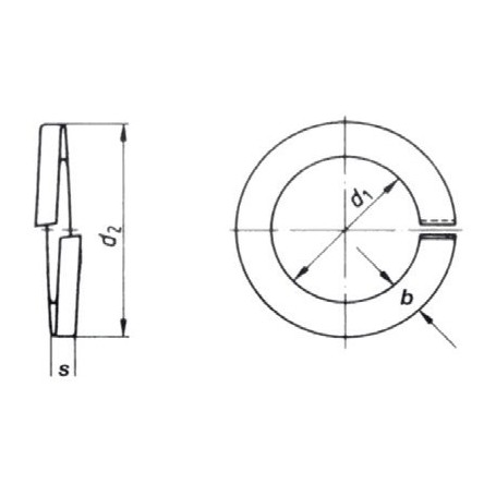 RONDELLE GROVER DIN127 A4 Visserie  20260446